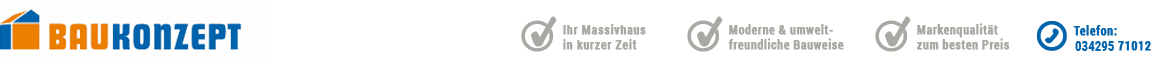 BAUKONZEPT – Massivhaus in Leipzig  und Karlsruhe bauen Logo