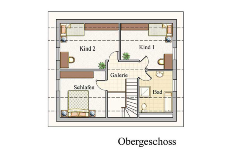 Obergeschoss - Klassisch - Konzept E100