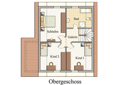 Obergeschoss - Klassisch - Konzept E 300 